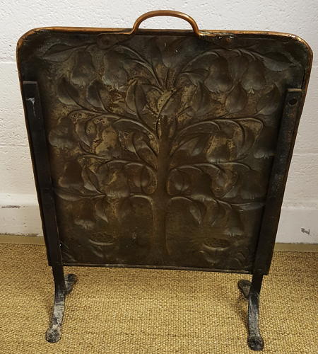 JOHN PEARSON ARTS AND CRAFTS TREE OF LIFE FIRESCREEN