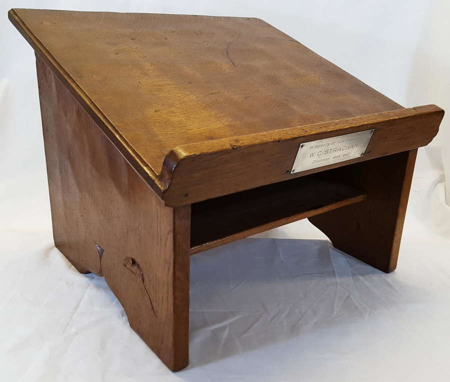 ROBERT MOUSEMAN THOMPSON  OAK BOOK STAND C1940