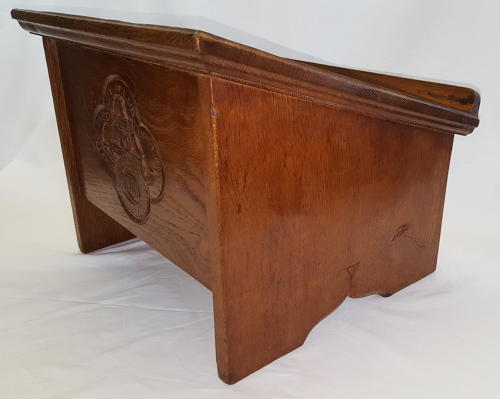 ROBERT MOUSEMAN THOMPSON OAK BOOK STAND C1940
