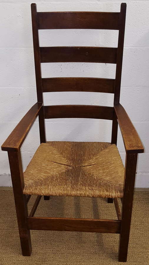 HEALS LETCHWORTH OAK ARMCHAIR C1905