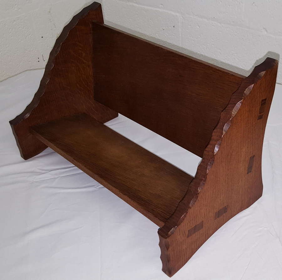 STANLEY WEBB DAVIES OAK BOOK TROUGH C1940