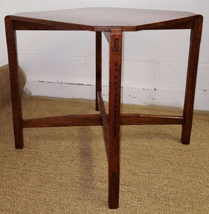 COTSWOLD SCHOOL OAK TABLE MANNER OF GORDON RUSSELL C1930