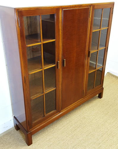 HEALS WALNUT BOOKCASE C1930