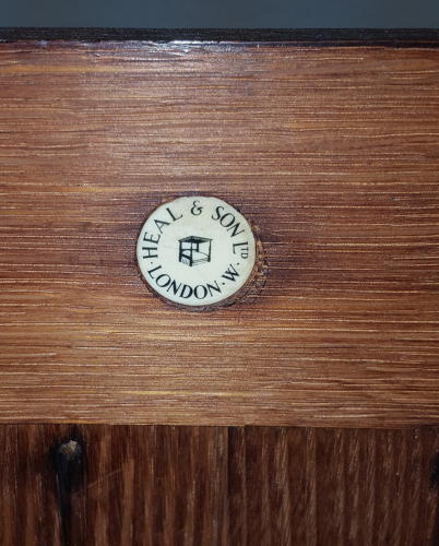 HEALS LETCHWORTH OAK BOOKCASE C1910