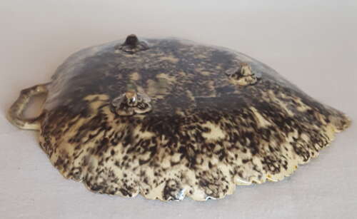 RARE WHIELDON CREAMWARE POTTERY LEAF DISH  C1765 STAFFORDSHIRE