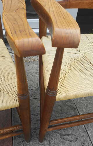 RARE IMPORTANT SIGNED PAIR PHILIP CLISSETT 'PASSMORE' CHAIRS C1890 ARTS AND CRAFTS