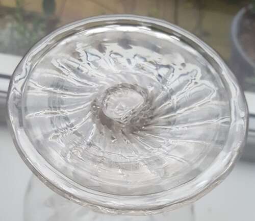 VERY RARE 18THC ENGLISH WRYTHEN GLASS FLOWER VASE C1750