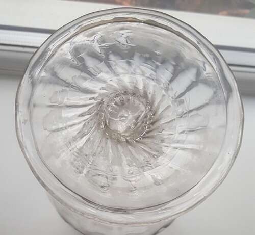 VERY RARE 18THC ENGLISH WRYTHEN GLASS FLOWER VASE C1750