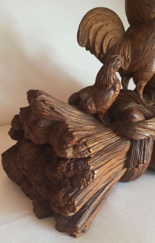Rare Black  Forest Brienz Jewellery Box c1890 V Large